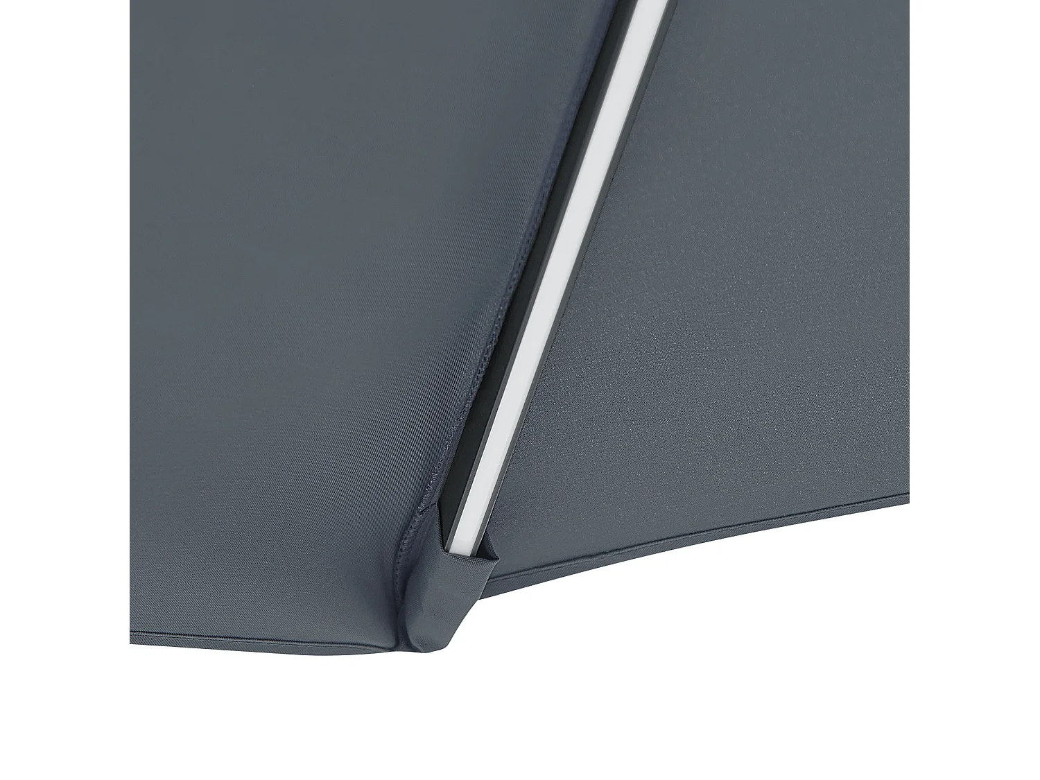 Ombrellone a sbalzo LED 285 cm CORVAL Grigio grafite