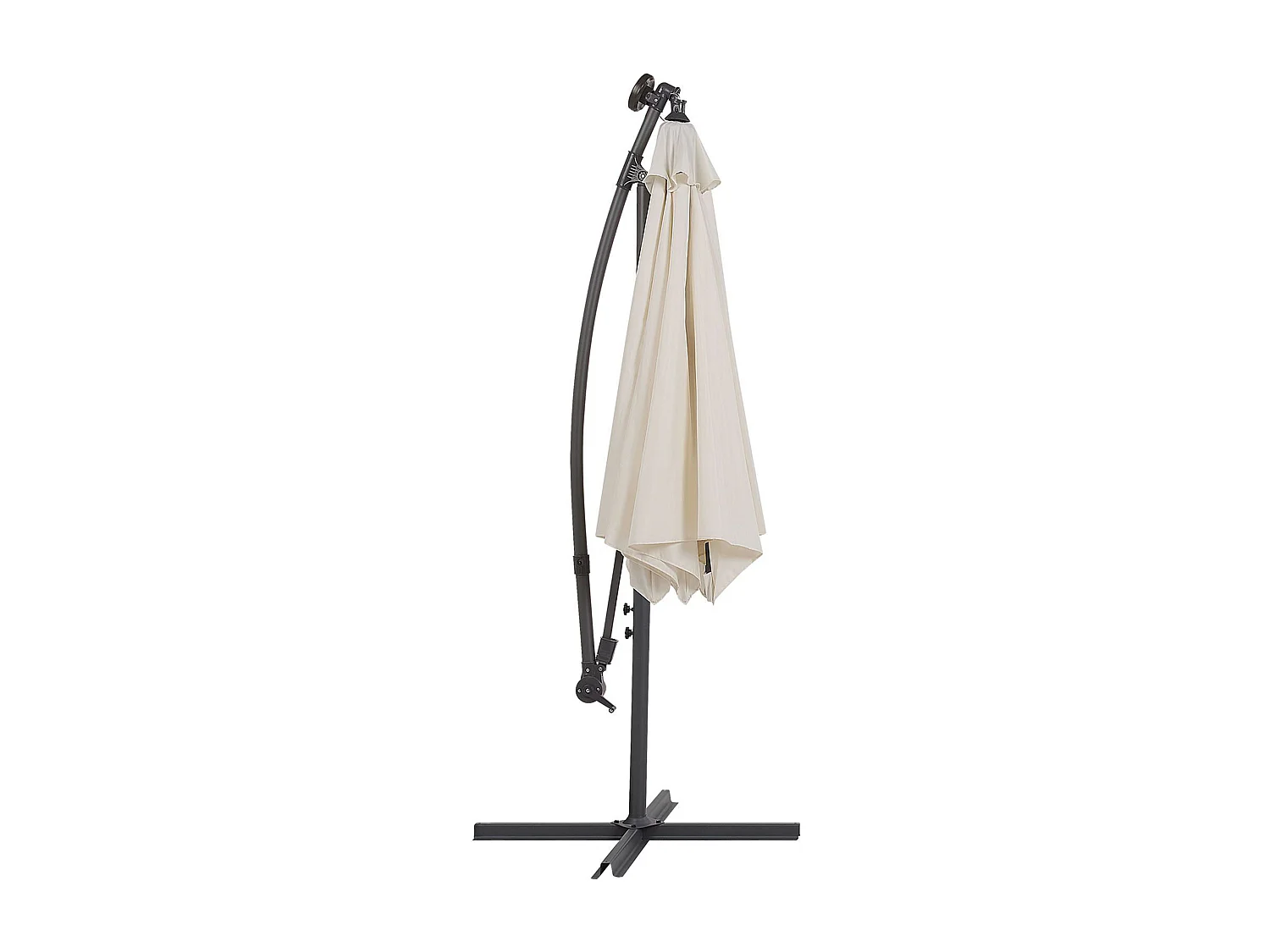 Parasol déporté LED 285 cm CORVAL Beige