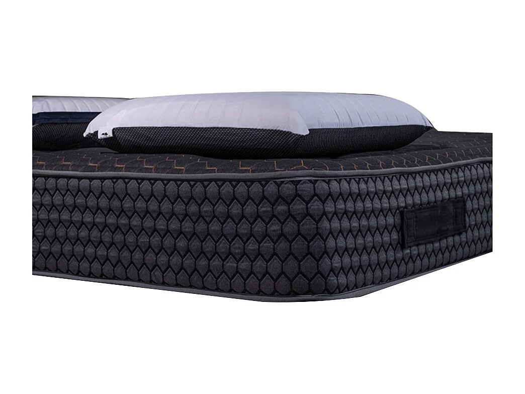 Matelas Cosmos Black mémoire de forme - 28 cm - 140x200cm avec 2 Oreillers viscoélastiques 60x60cm