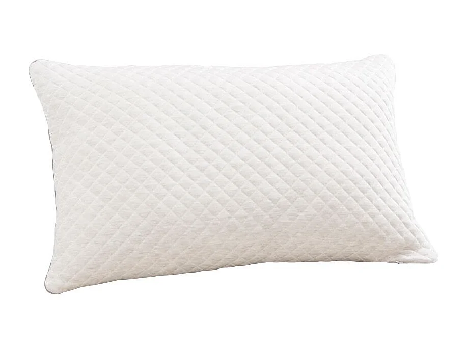 Matelas mousse ECO - 90x190cm et 1 Oreiller accueil mémoire de forme 50x70cm - mousse  - 14 cm