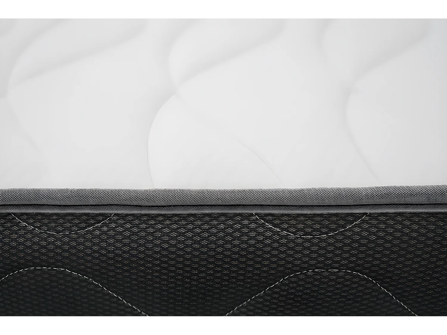 Matelas mousse Luxe - 90x190cm et 1 Oreiller accueil mémoire de forme 60x60cm - mousse - 24 cm