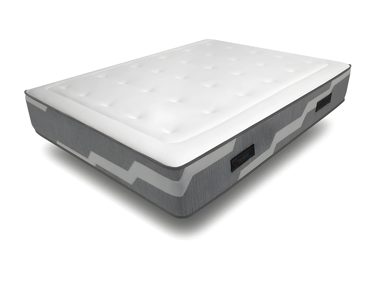 Matelas ressorts  Select - 200x200cm et 2 Oreillers 70x40cm - accueil mémoire de forme - 26 cm