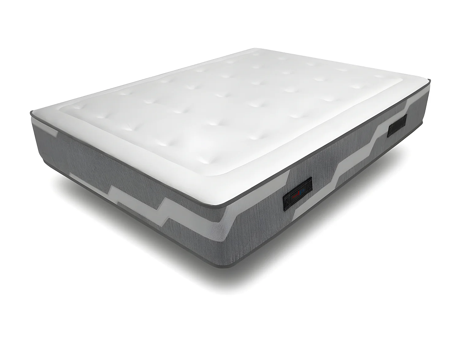 Matelas ressorts  Select - 200x200cm et 2 Oreillers 70x40cm - accueil mémoire de forme - 26 cm