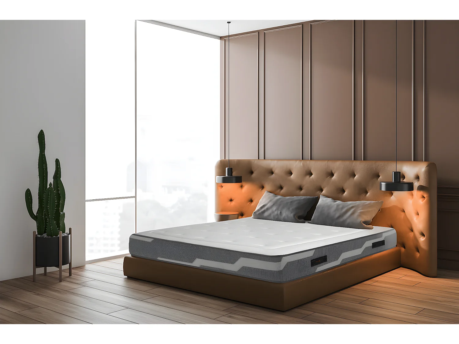 Matelas ressorts  Select - 90x190cm - accueil mémoire de forme - 26 cm