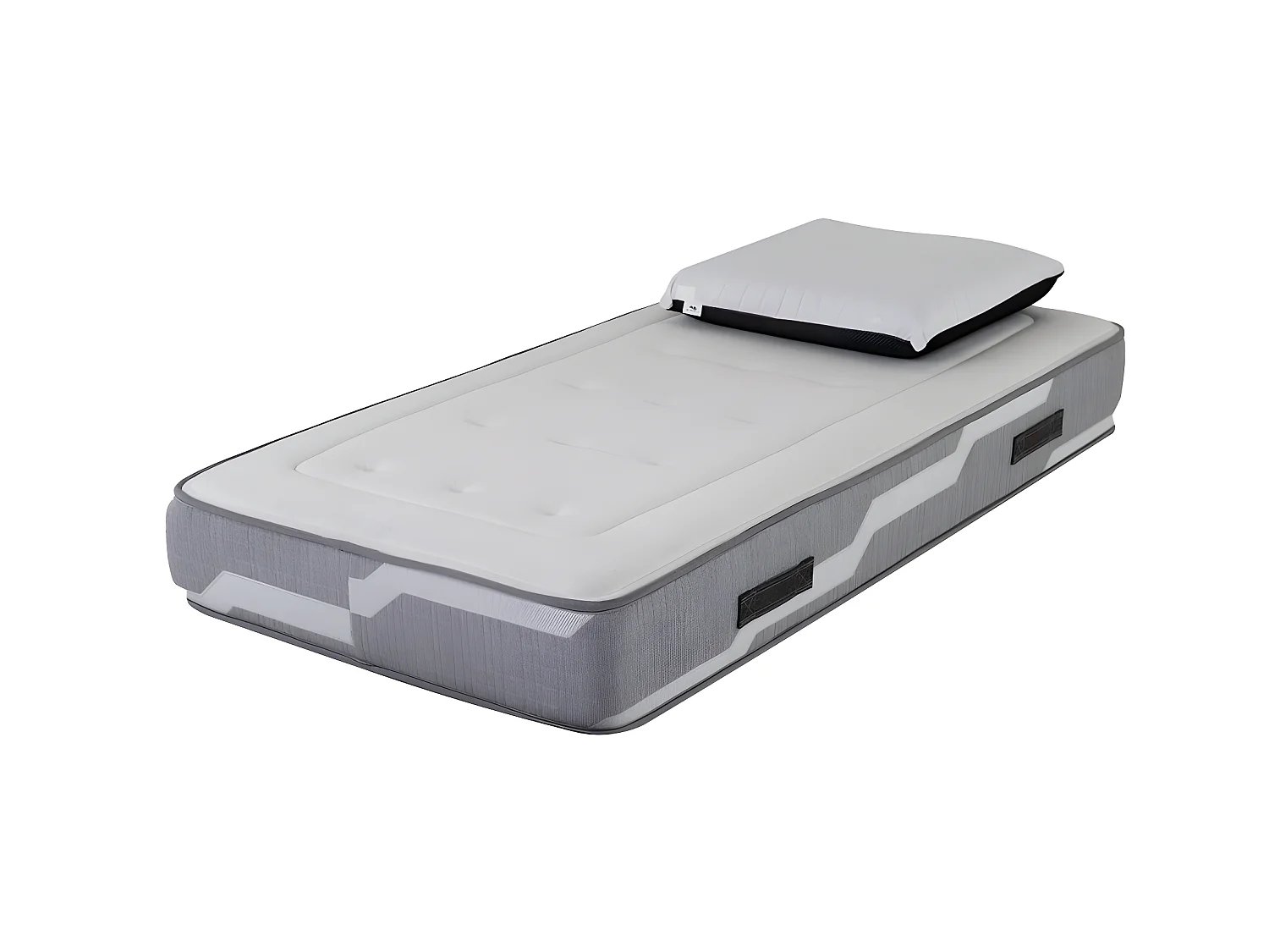 Matelas Select 90x190cm Ressorts ensachés - 26 cm avec 1 Oreiller viscoélastique 60x60cm