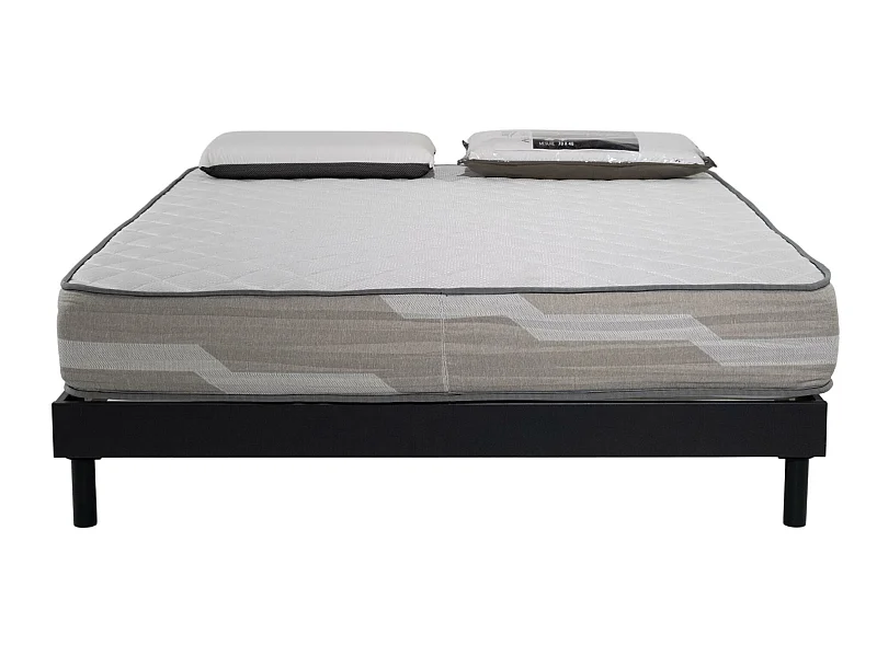 Matelas ressorts  Select - 180x200cm et 2 Oreillers 70x40cm - accueil mémoire de forme - 26 cm