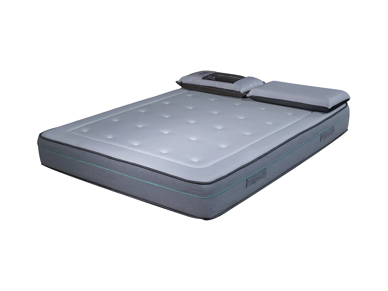 Matelas mousse Dream - 180x200cm et 2 Oreillers 70x40cm - accueil mémoire de forme - 23 cm