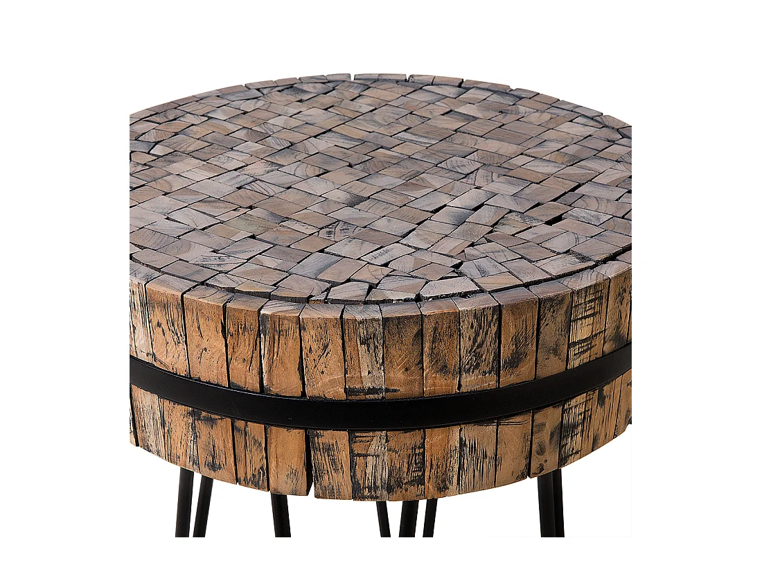 Bijzettafel TAKU Lichte houtkleur