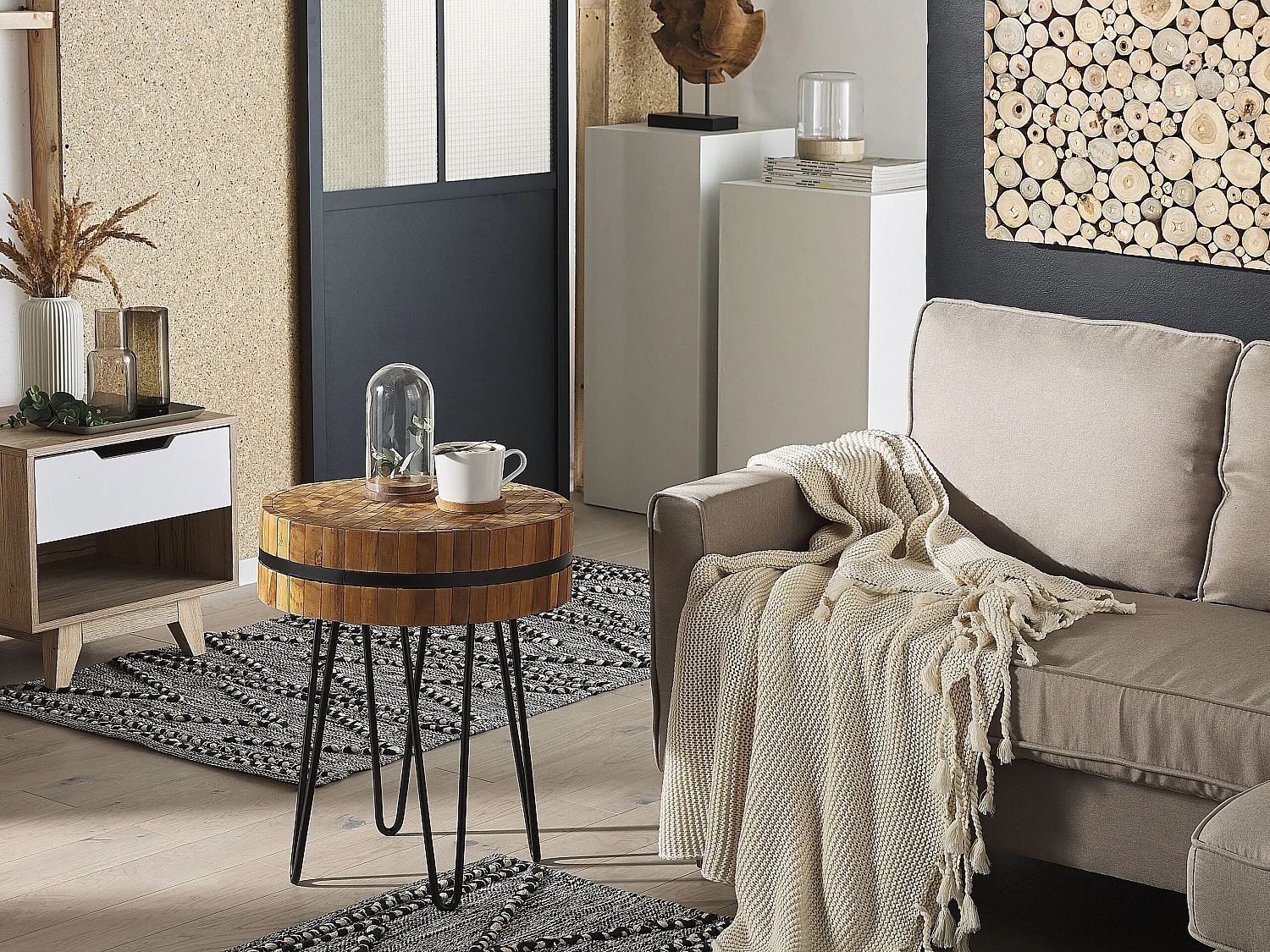 Table d'appoint TAKU Bois clair