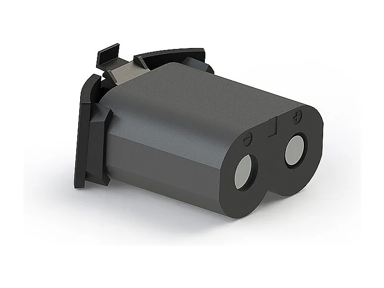 BELLECOUR LITERIE | Pied de lit cylindrique lumineux Noir Hauteur 16 cm (vendu à l'unité)