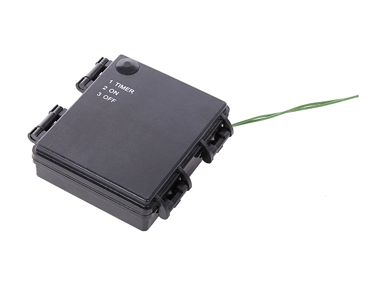 Guirlande de Noël enneigée LED WHITEHORN 180 cm Blanc