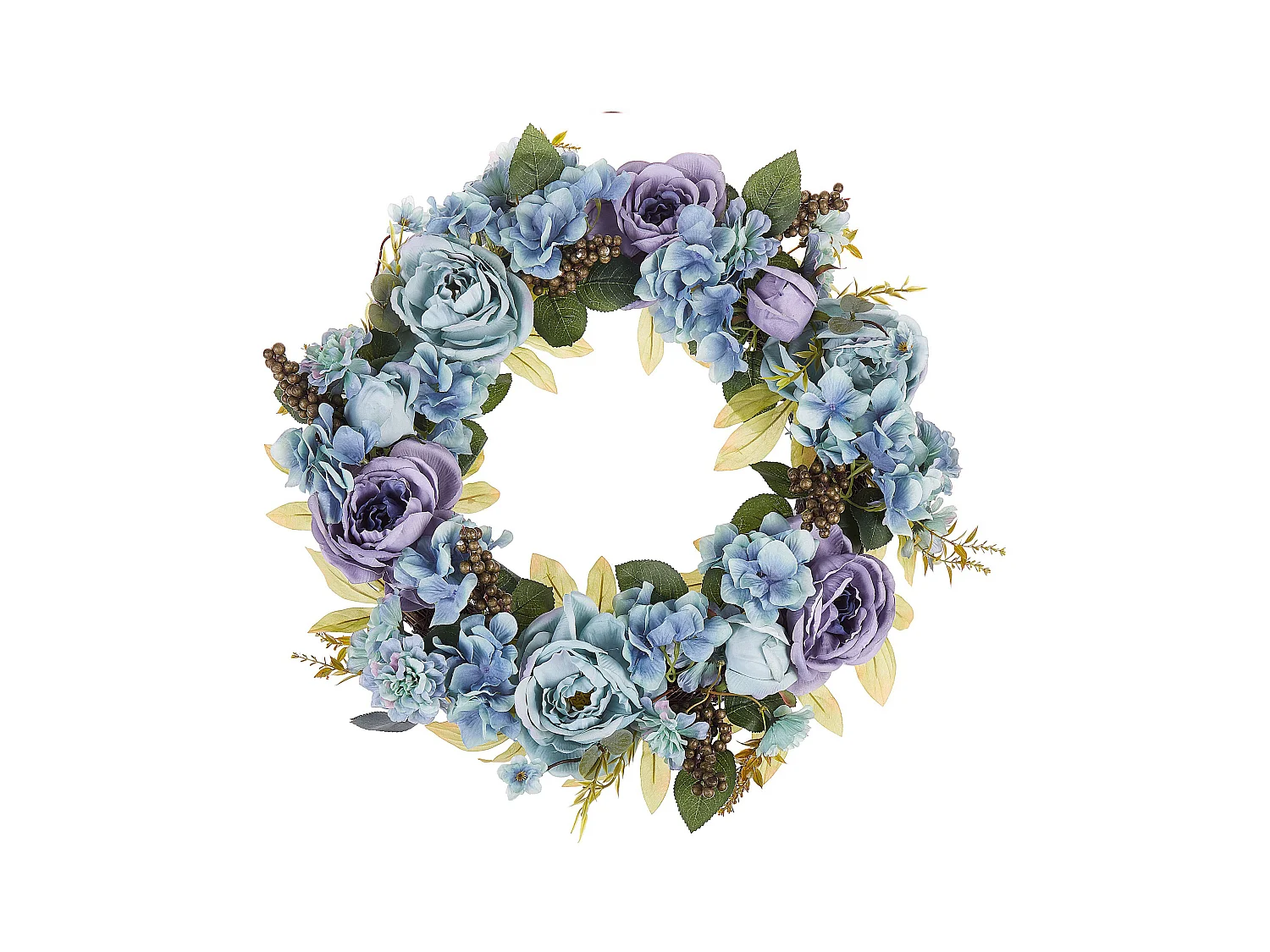 Couronne décorative GALDAR 50 cm Bleu