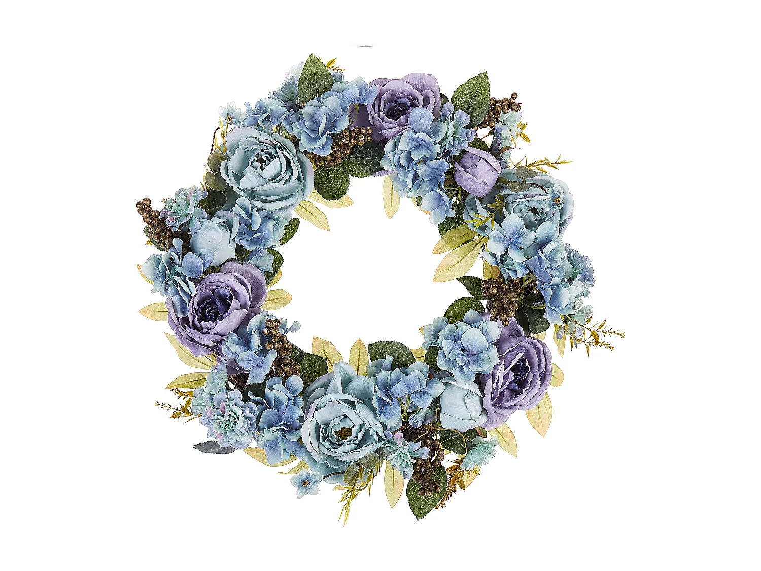 Couronne décorative ø 50 cm bleu GALDAR