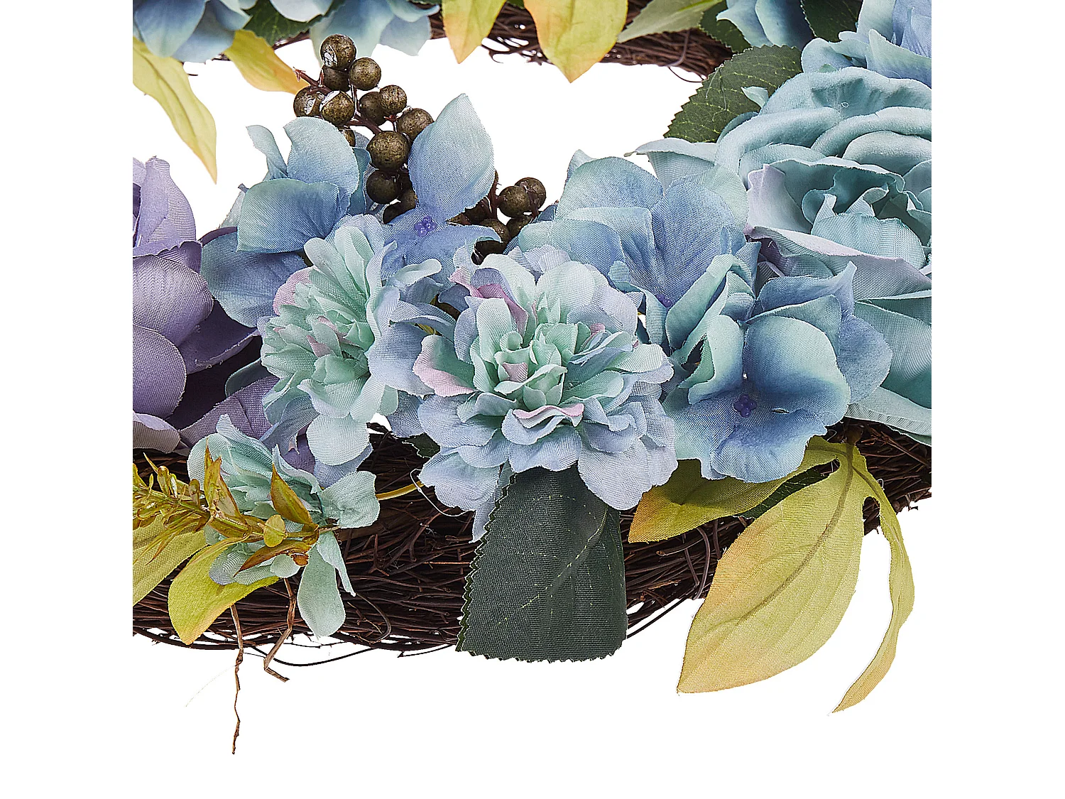 Couronne décorative ø 50 cm bleu GALDAR