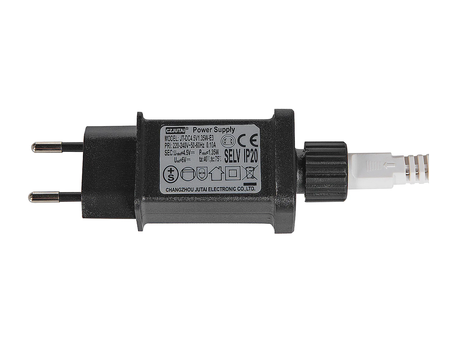 Décoration suspendue pour l'extérieur LED KURULA Étoile 58 cm Argenté