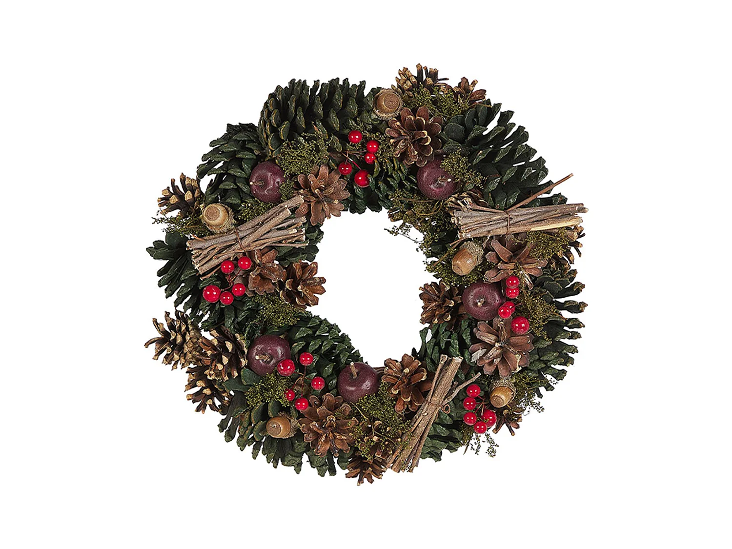Couronne de Noël NURMES Vert 35 cm