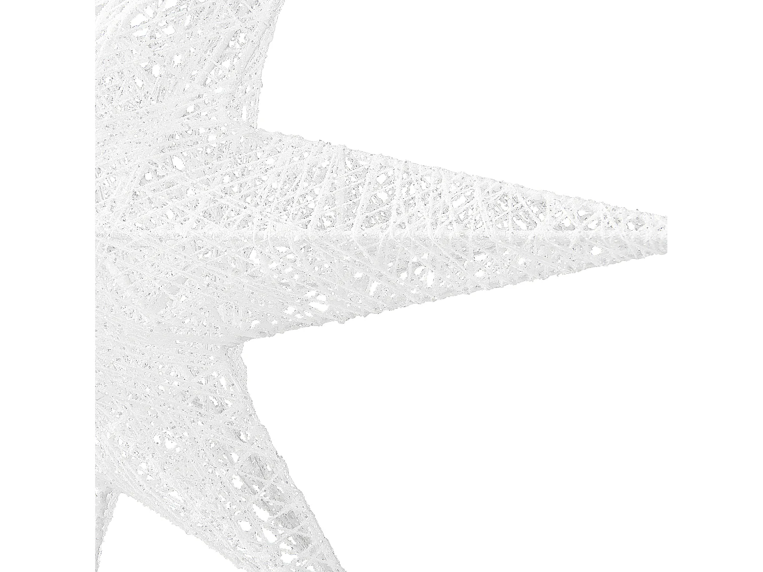 Dekoracja ścienna Gwiazda OSMA Metal 67 cm Biały