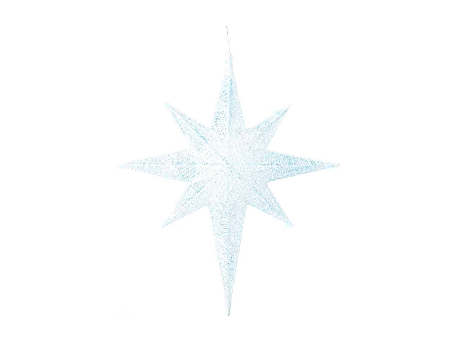 Décoration suspendue pour l\'extérieur LED OSMA Étoile 67 cm Blanc