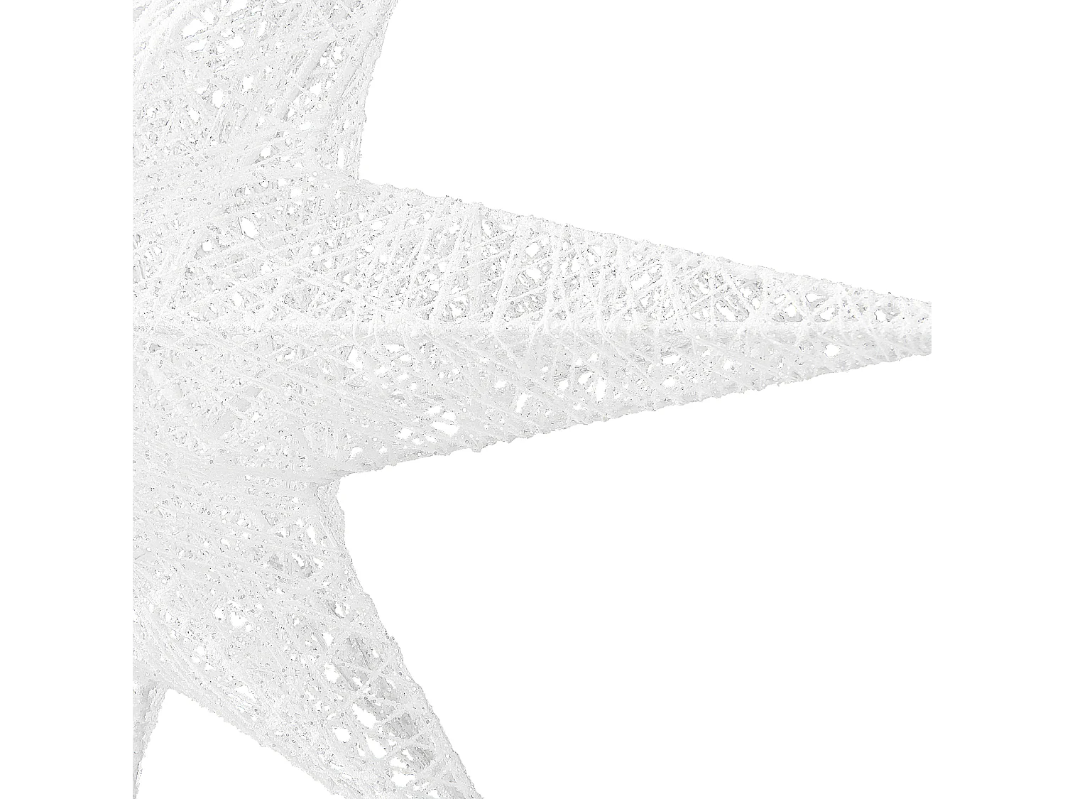 Décoration suspendue pour l\'extérieur LED OSMA Étoile 67 cm Blanc