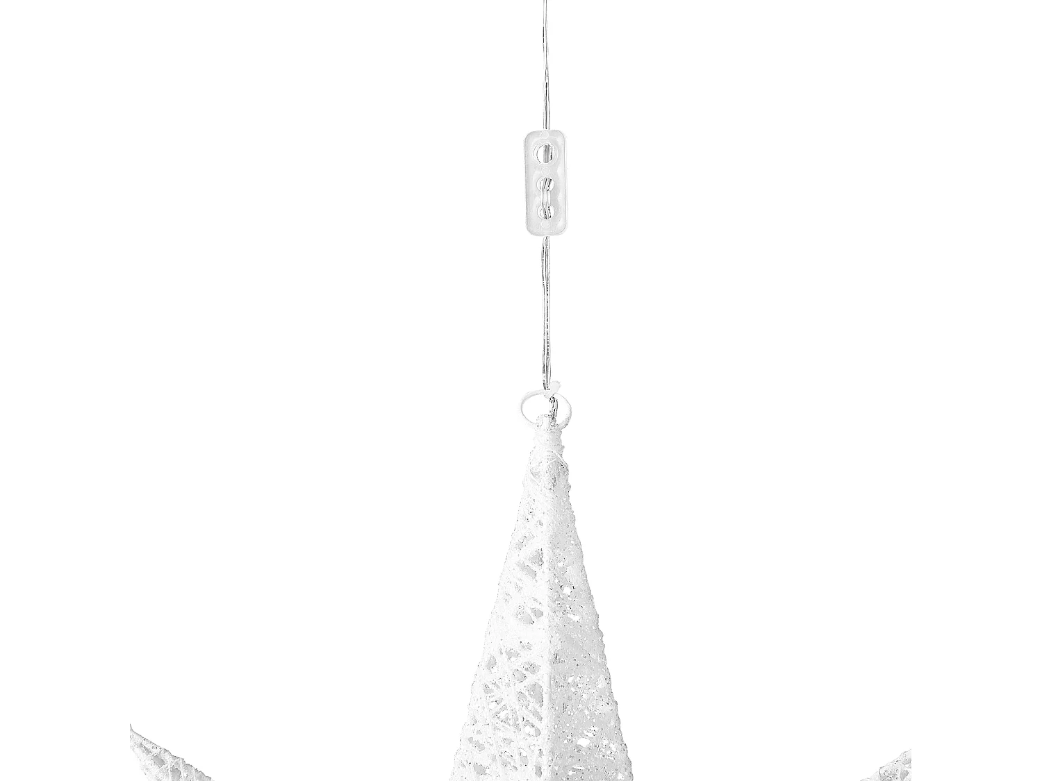 Décoration suspendue pour l\'extérieur LED OSMA Étoile 67 cm Blanc