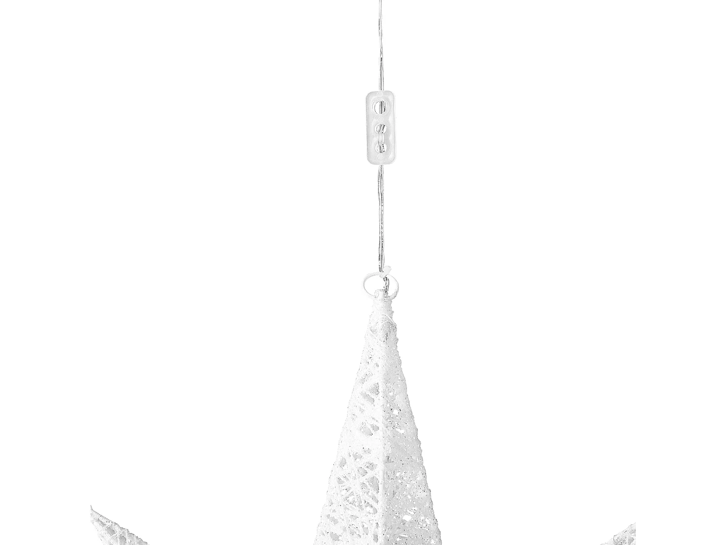 Wandobjekt Stern OSMA Metall 67 cm Weiss