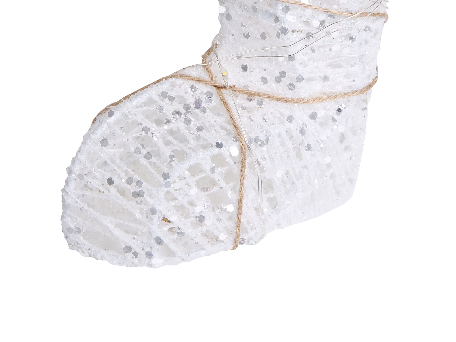 Décoration LED ours polaire pour extérieur 34 cm blanc SIVULA