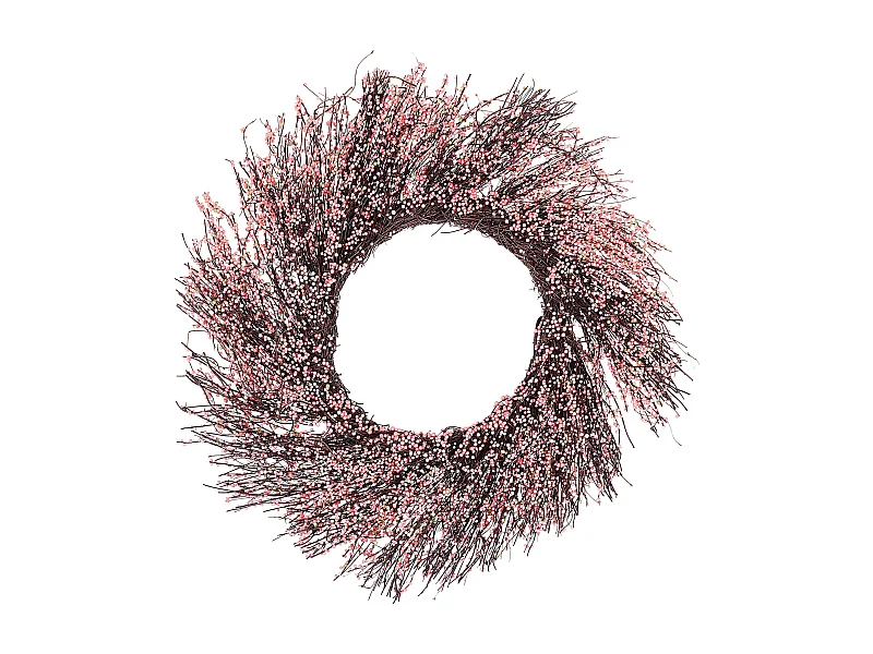 Couronne décorative GALLETAS 50 cm Rose