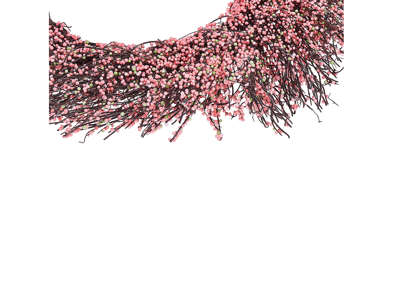 Couronne décorative GALLETAS 50 cm Rose