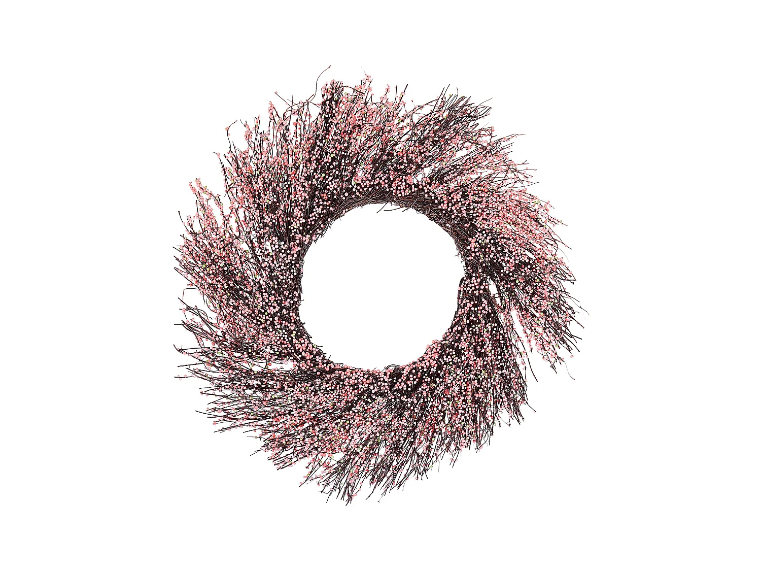 Couronne décorative GALLETAS 50 cm Rose
