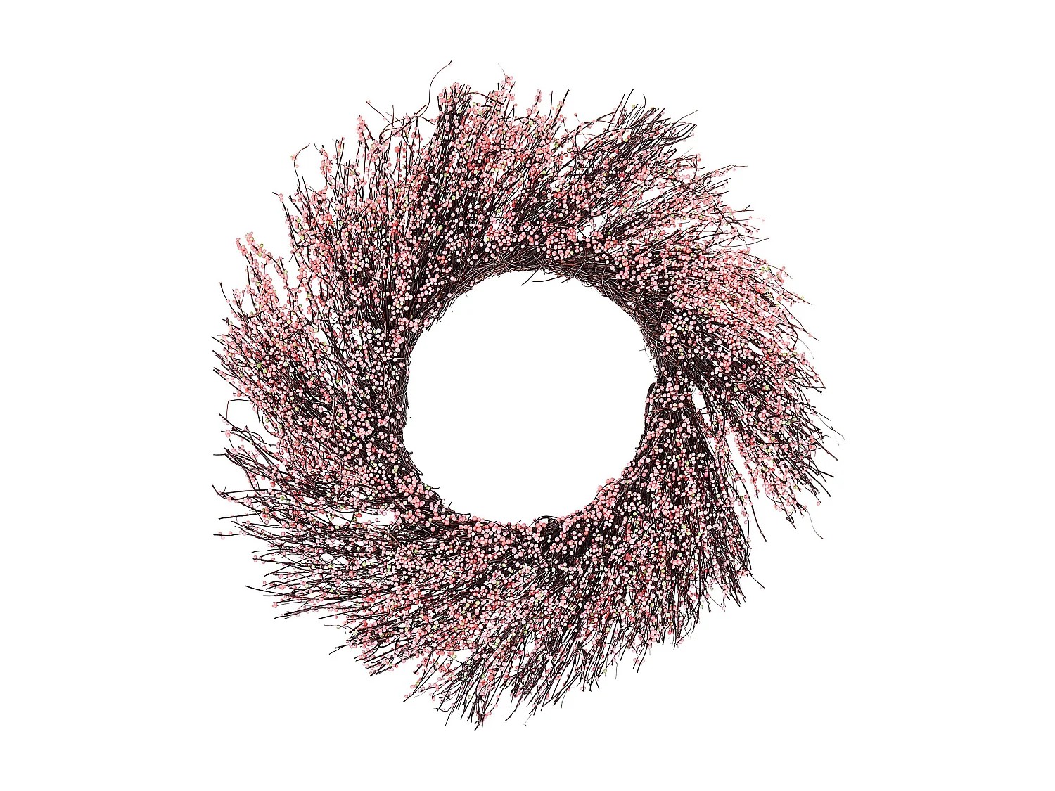 Couronne décorative GALLETAS 50 cm Rose