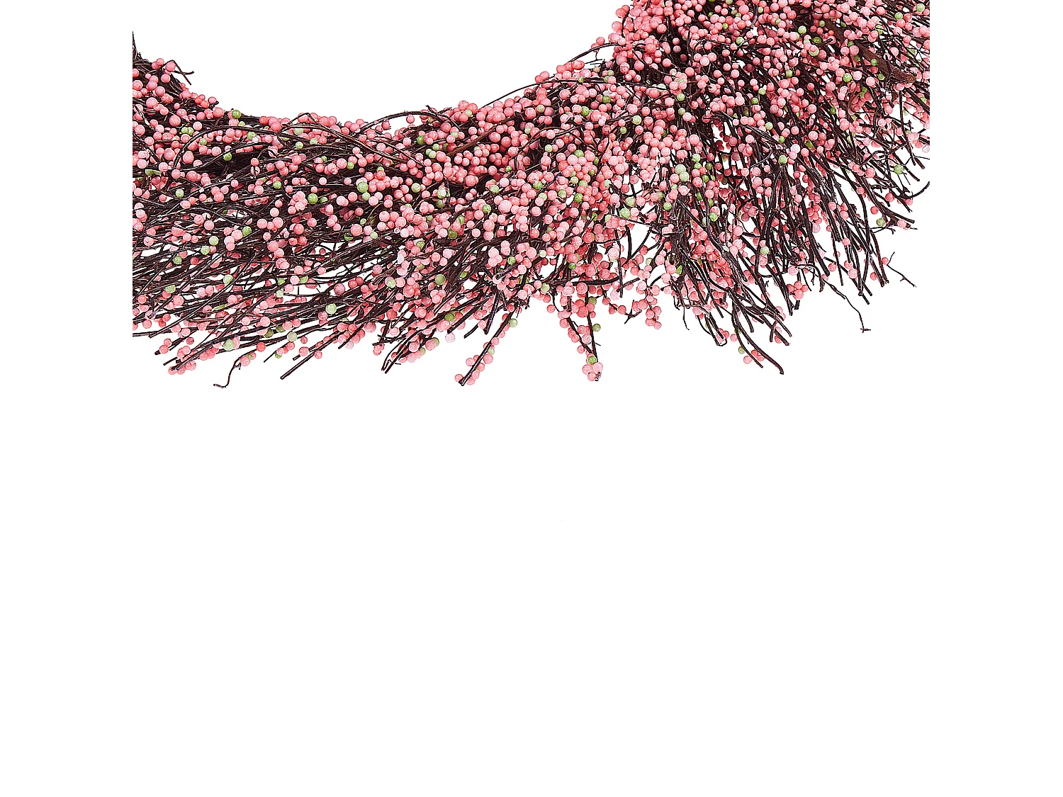 Couronne décorative GALLETAS 50 cm Rose