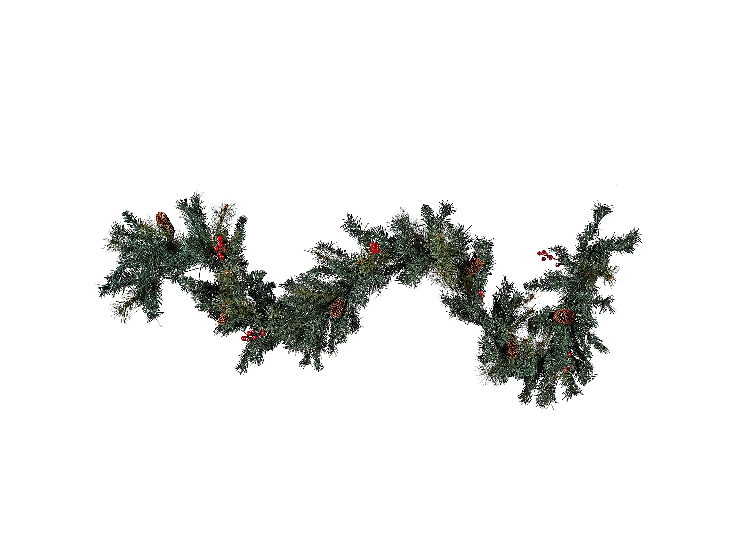 Guirlande de Noël LED 180 cm vert TENALA