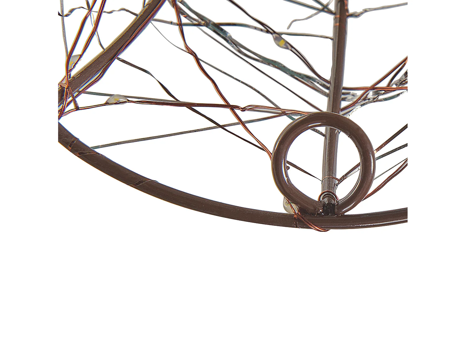 Décoration suspendue pour l'extérieur LED NELLIM Renne 47 cm Noir