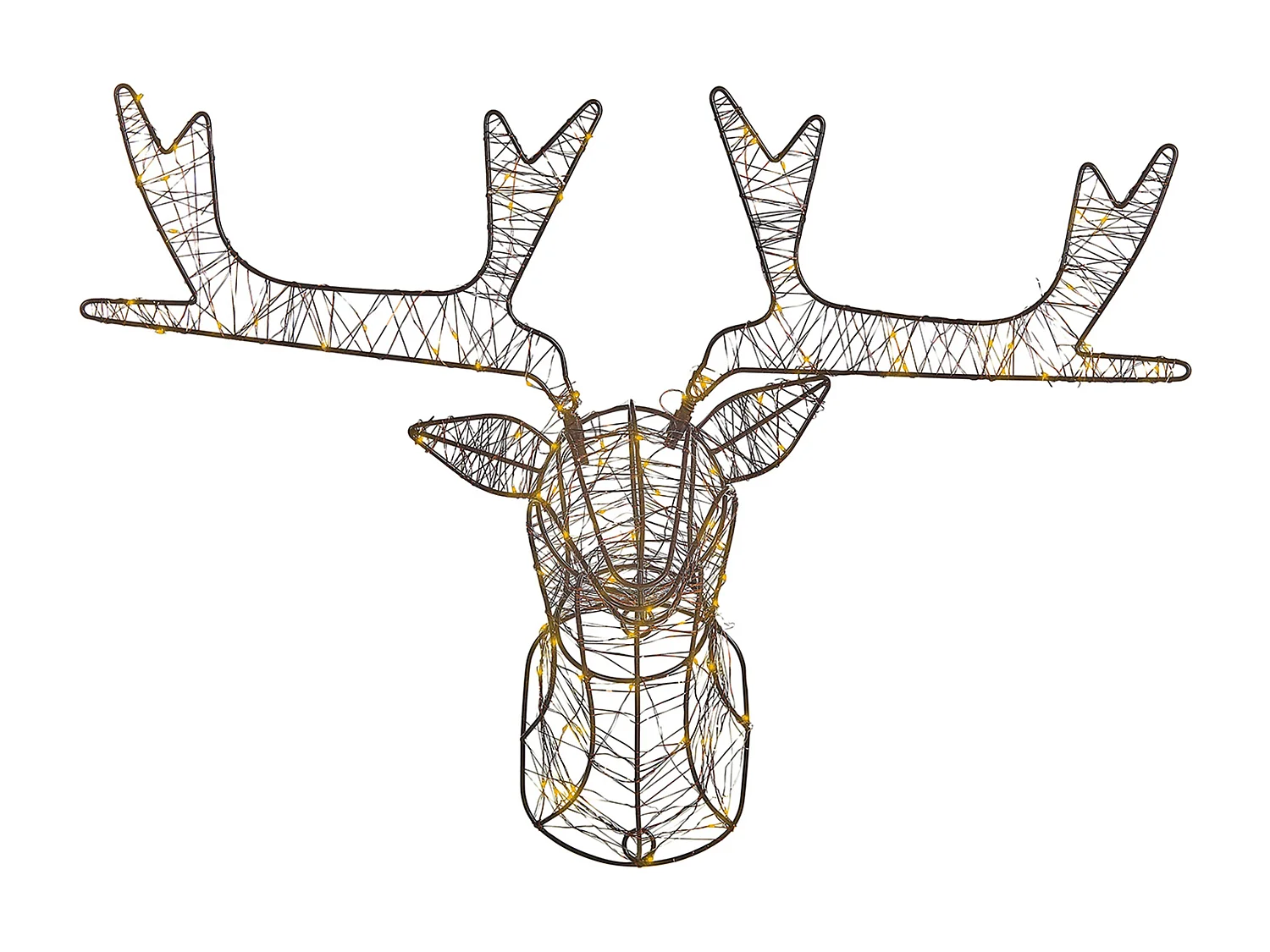 Wanddecoratie NELLIM Metaal 47 cm Zwart