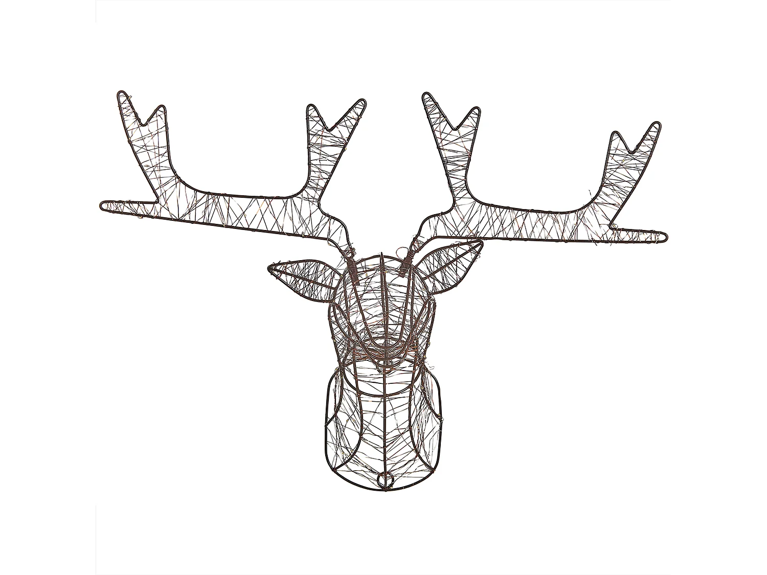 Wanddecoratie NELLIM Metaal 47 cm Zwart