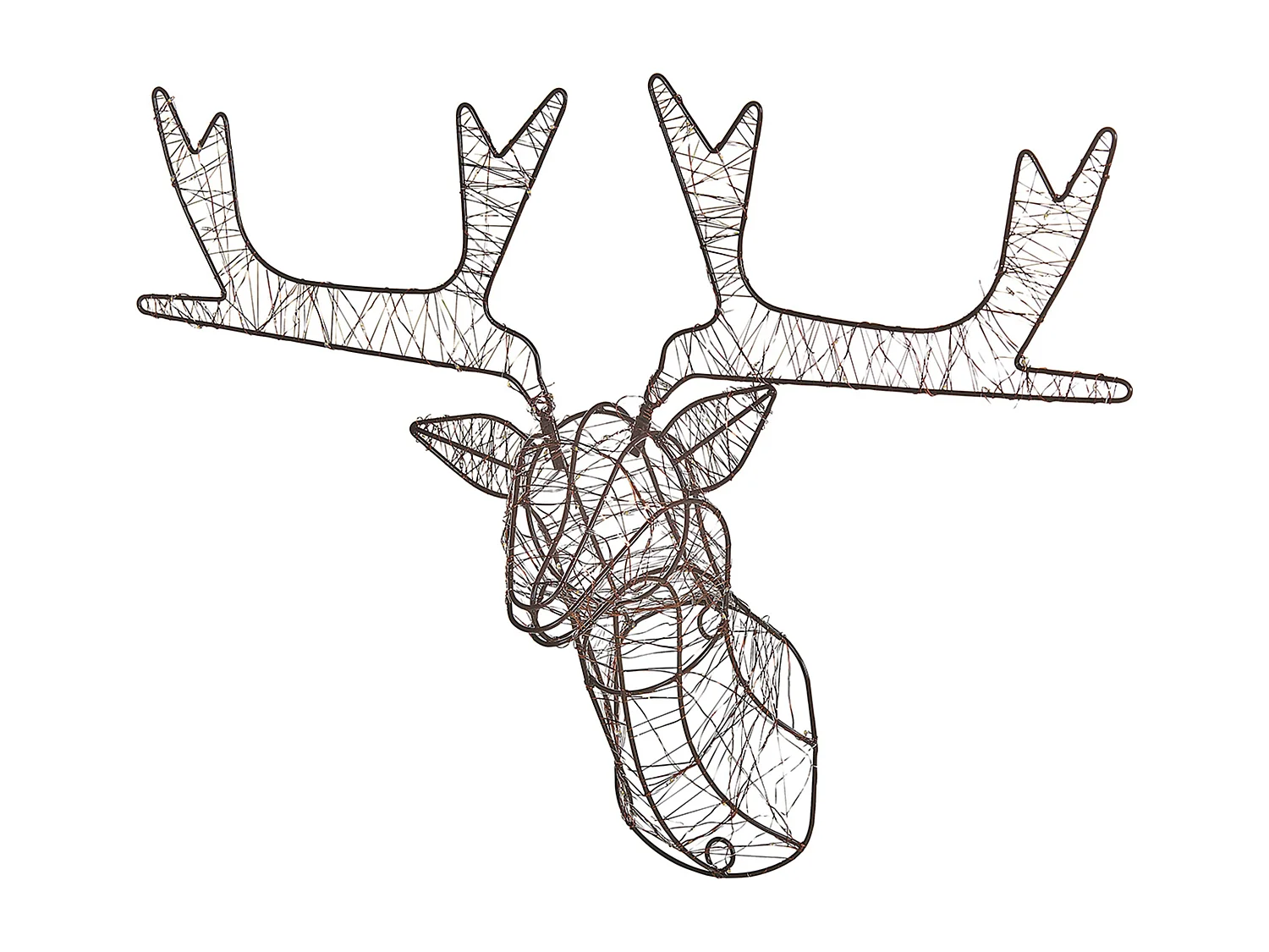 Wanddecoratie NELLIM Metaal 47 cm Zwart