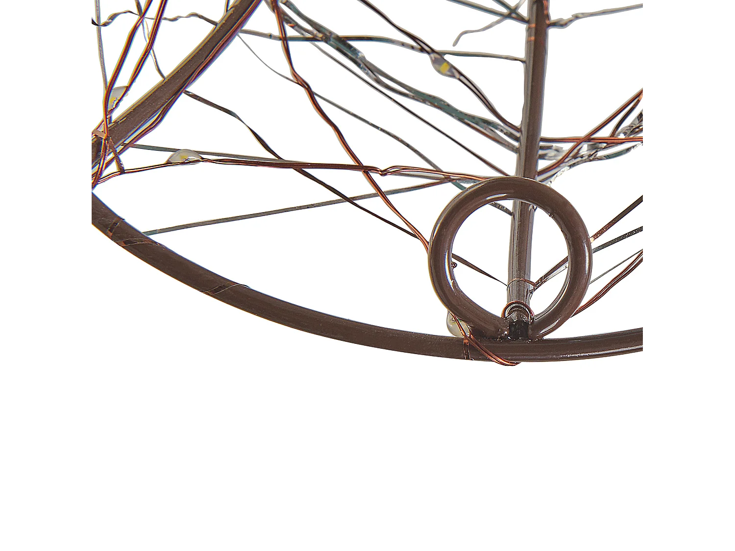 Wanddecoratie NELLIM Metaal 47 cm Zwart