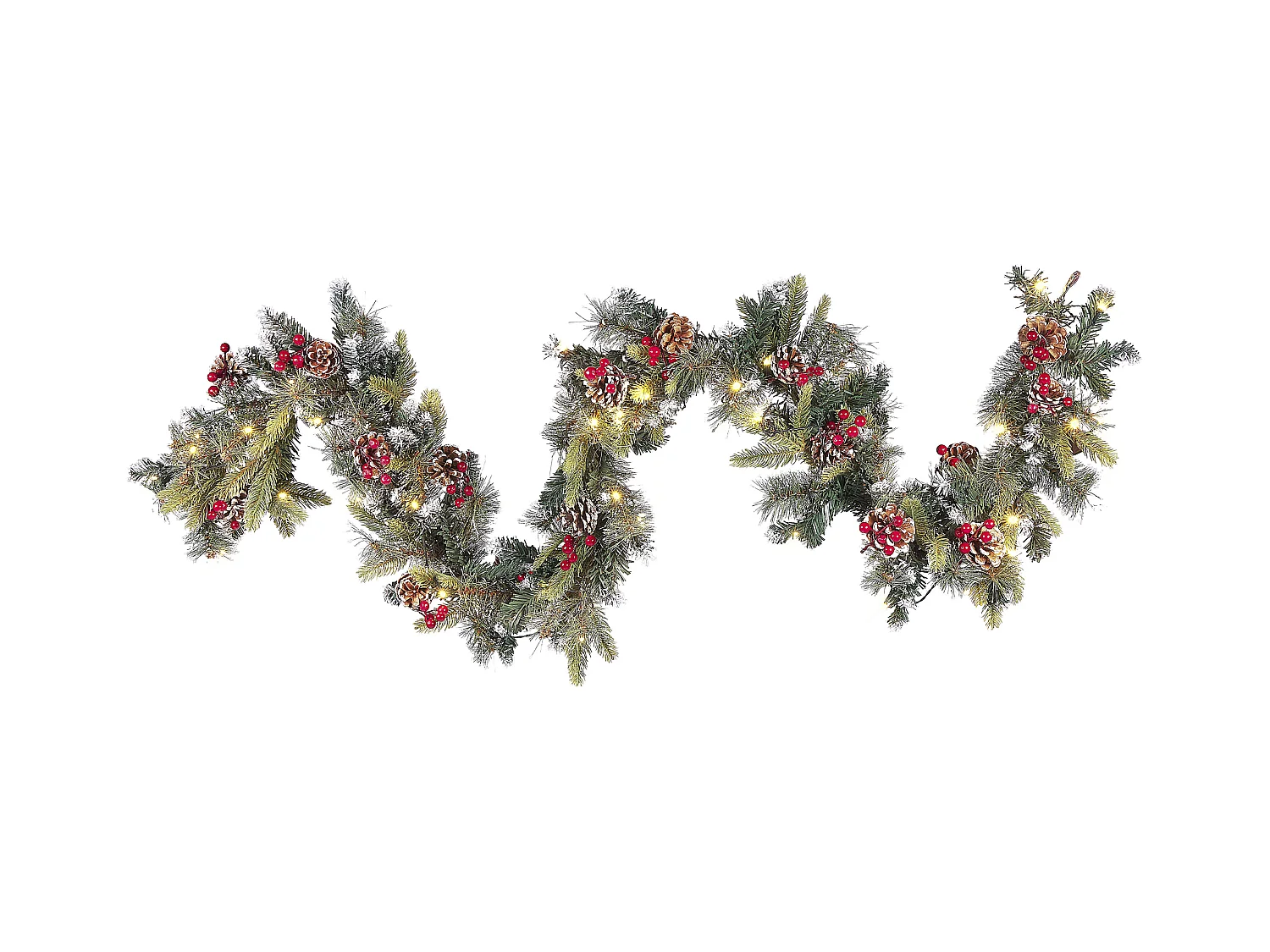 Guirlande de Noël LED PAIMIO 180 cm Vert