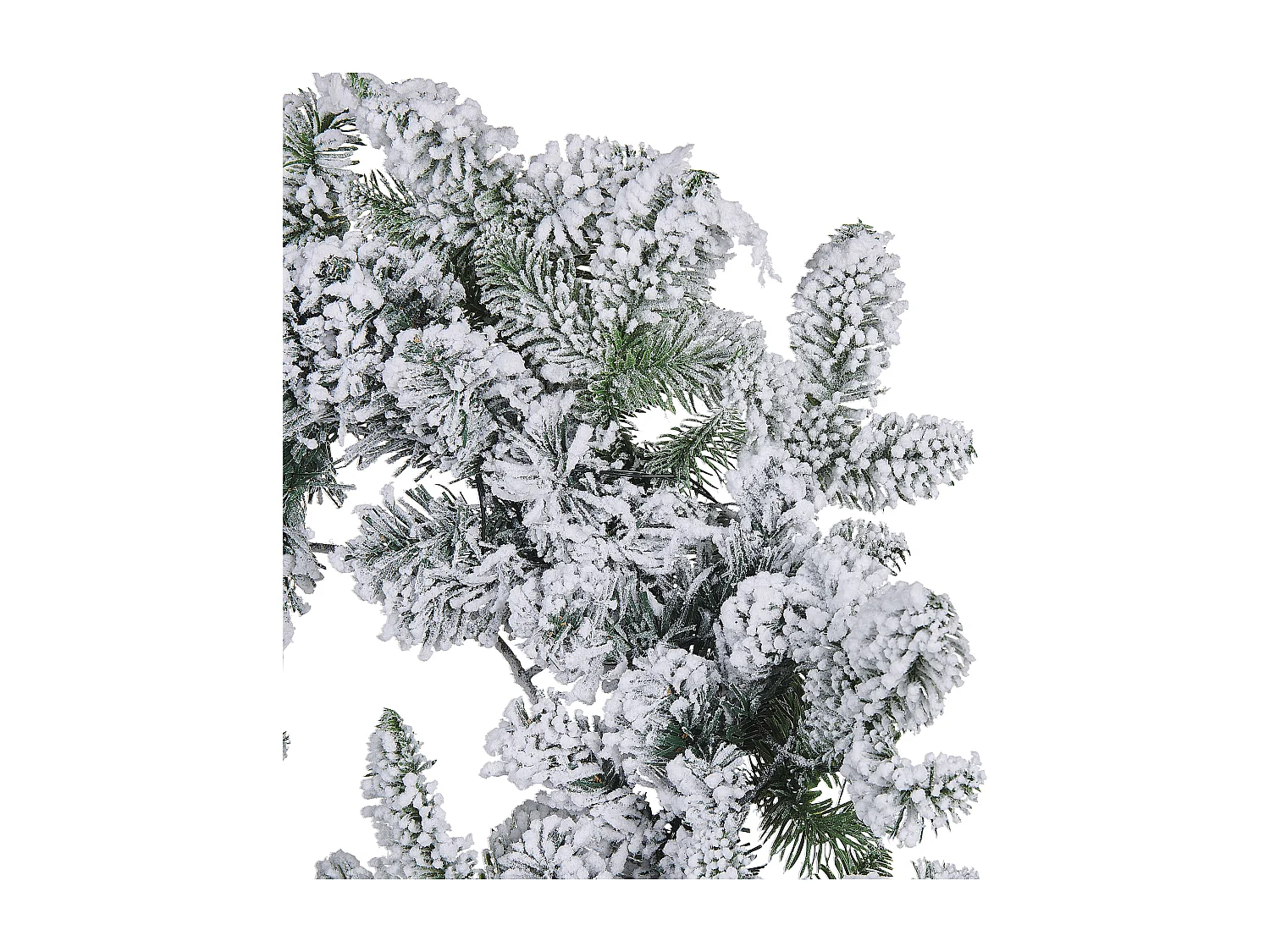 Couronne de Noël enneigée LED SUNDO Blanc 70 cm