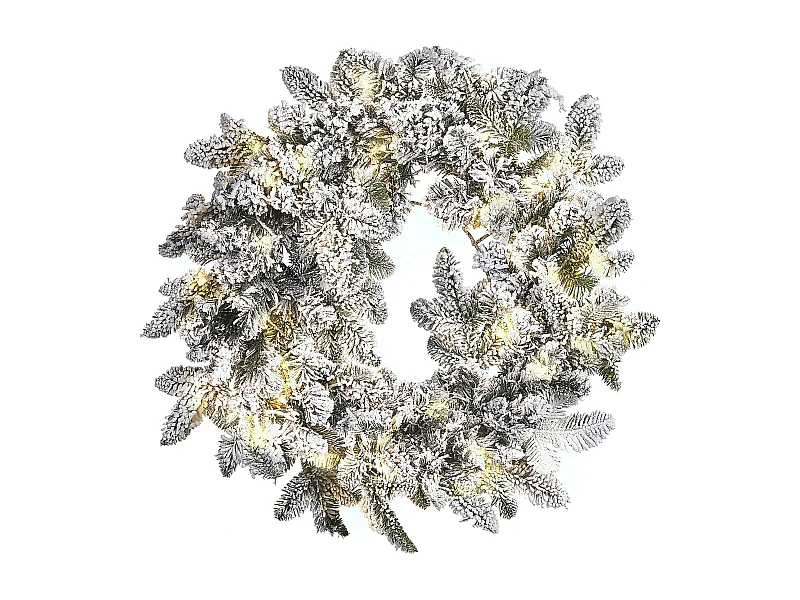 Ghirlanda decorativa innevata LED ⌀ 70 cm SUNDO