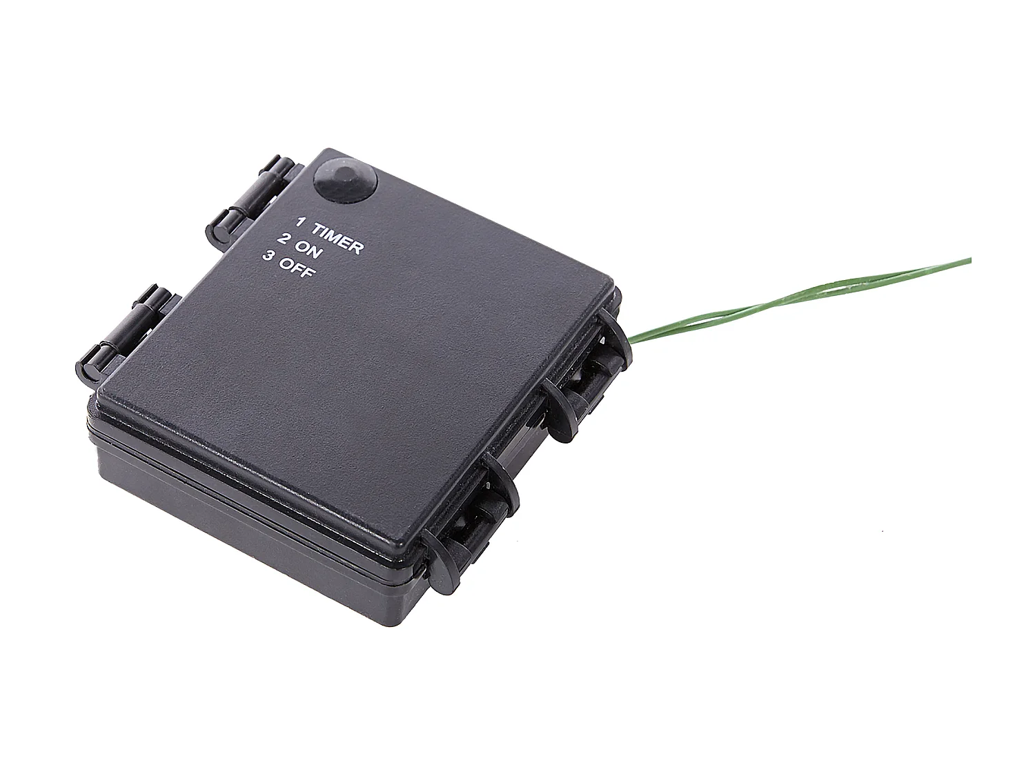 Guirlande de Noël enneigée LED WHITEHORN 270 cm Blanc