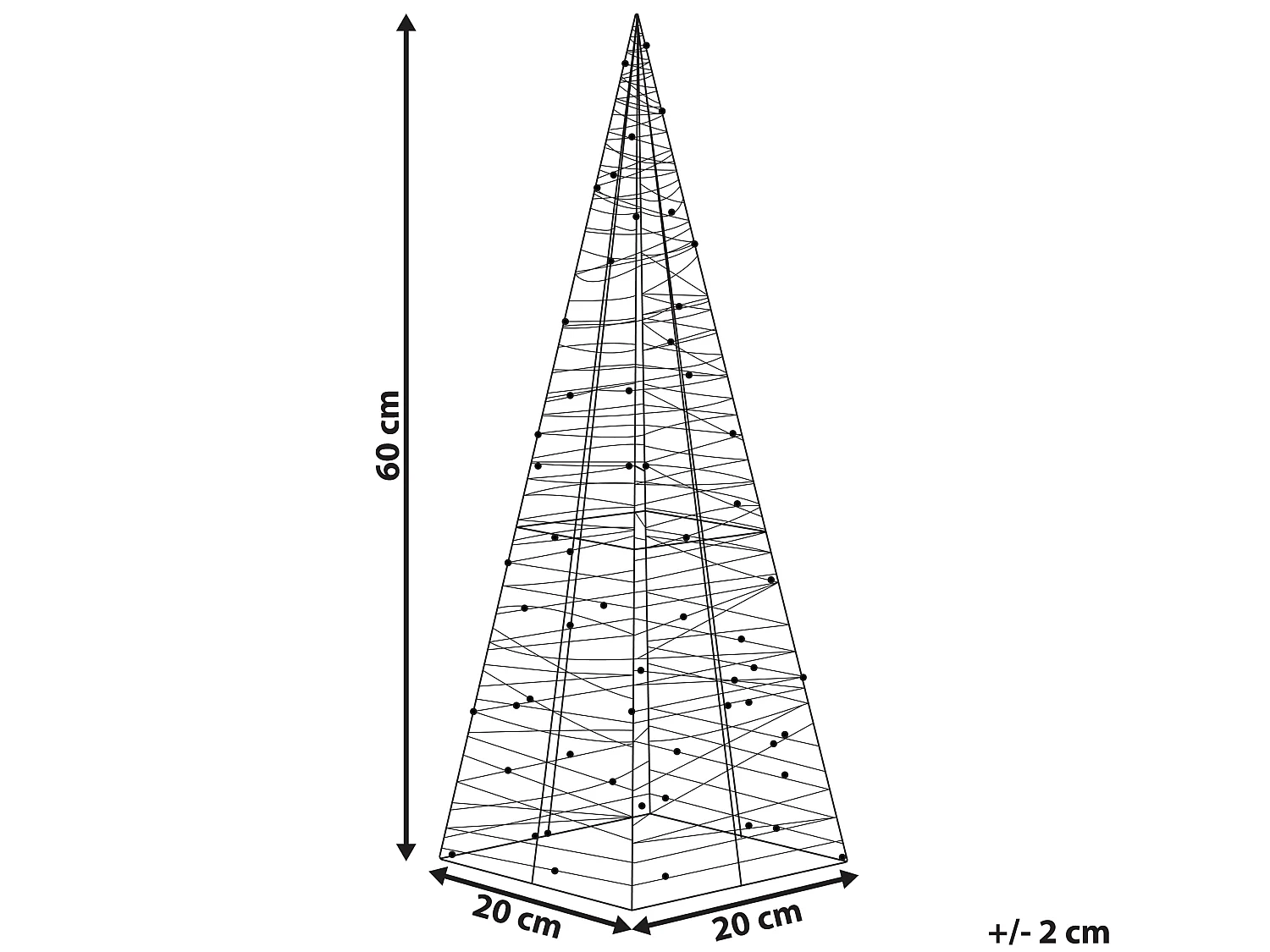 LED kerstverlichting voor buiten 60 cm PUKSALA