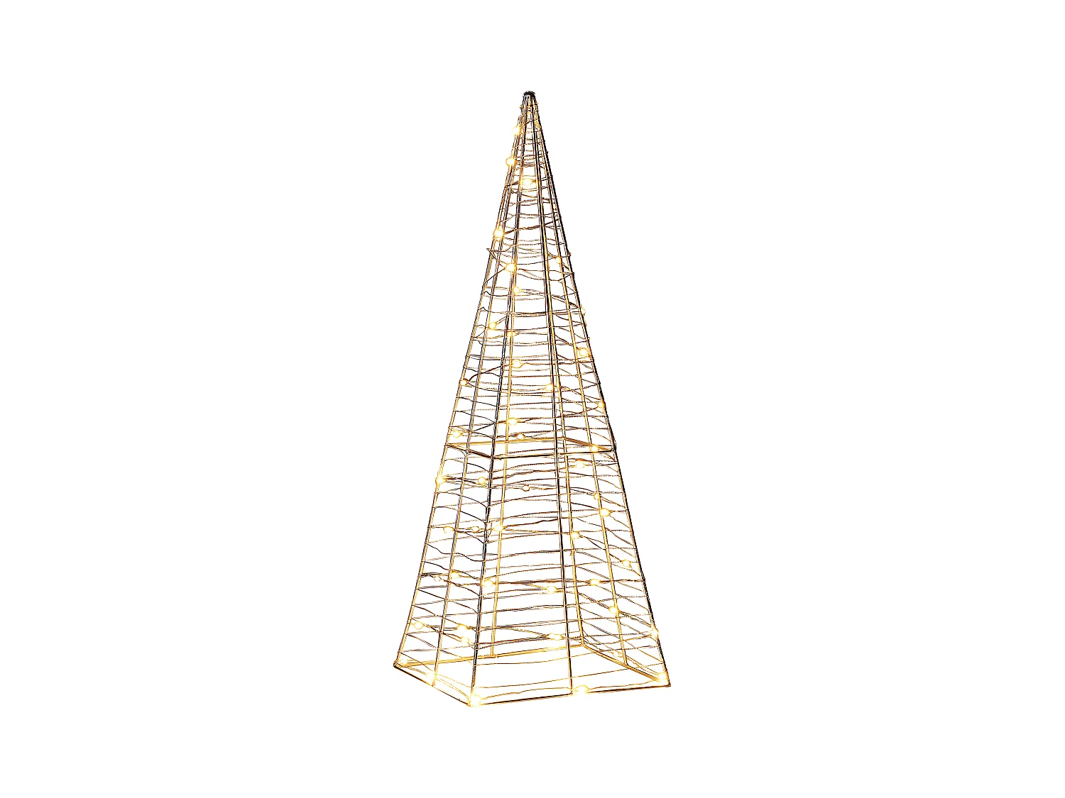 Décoration extérieure LED PUKSALA Arbre de Noël 60 cm Argenté
