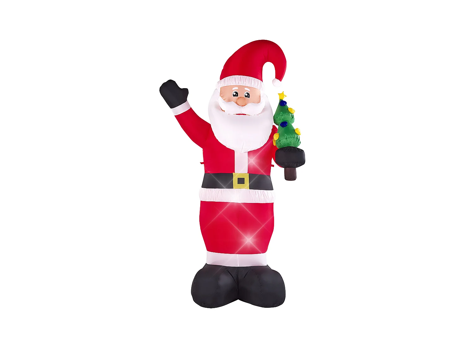 Décoration gonflable pour l'extérieur LED IVALO Père Noël 225 cm Rouge
