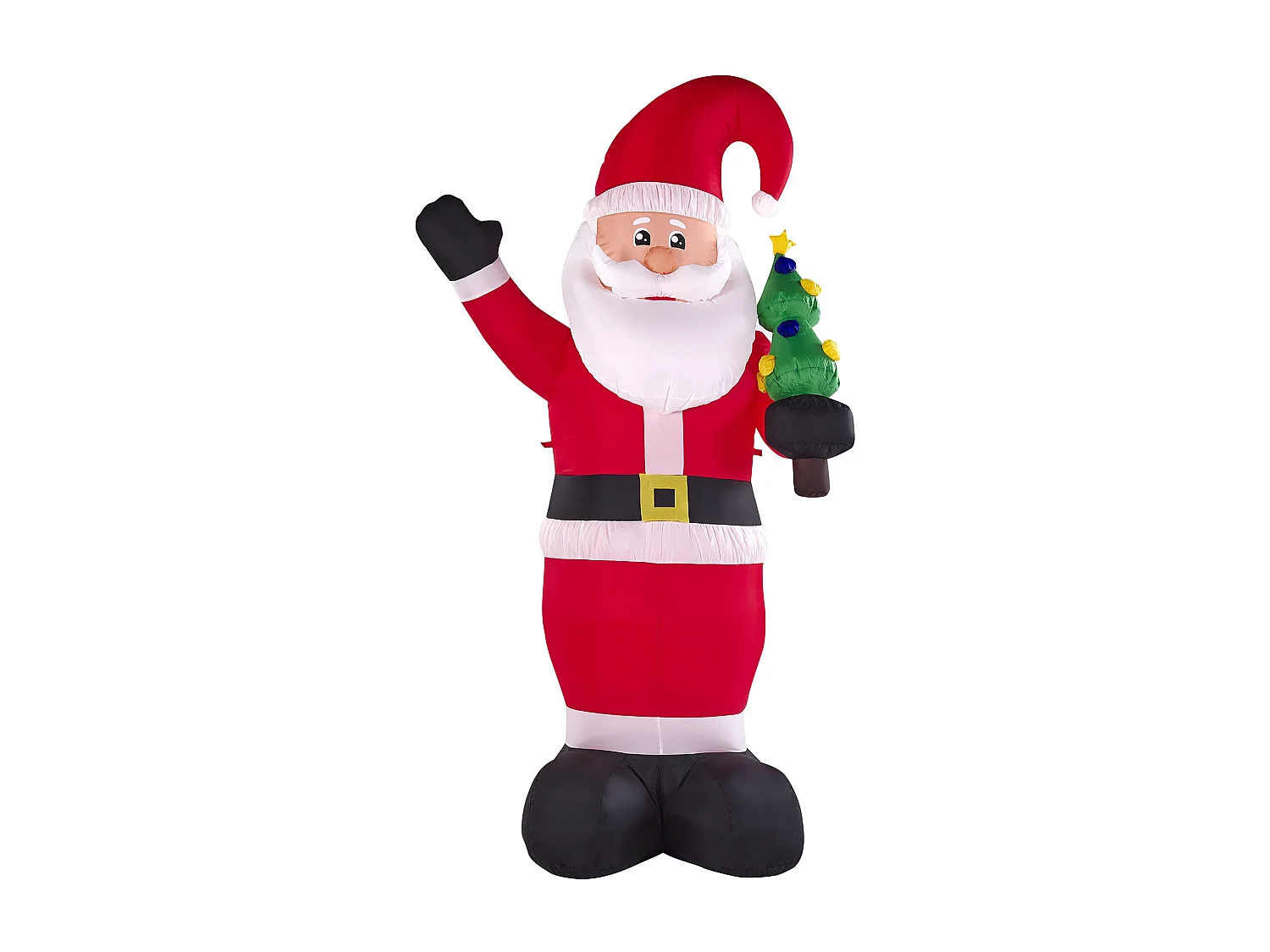 Décoration gonflable pour l'extérieur LED IVALO Père Noël 225 cm Rouge