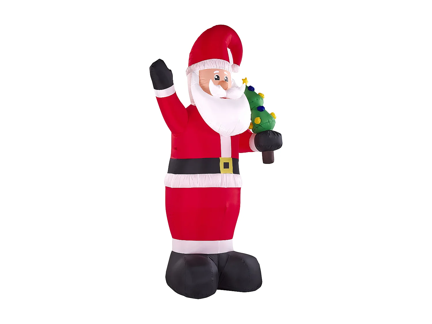 Décoration gonflable pour l'extérieur LED IVALO Père Noël 225 cm Rouge