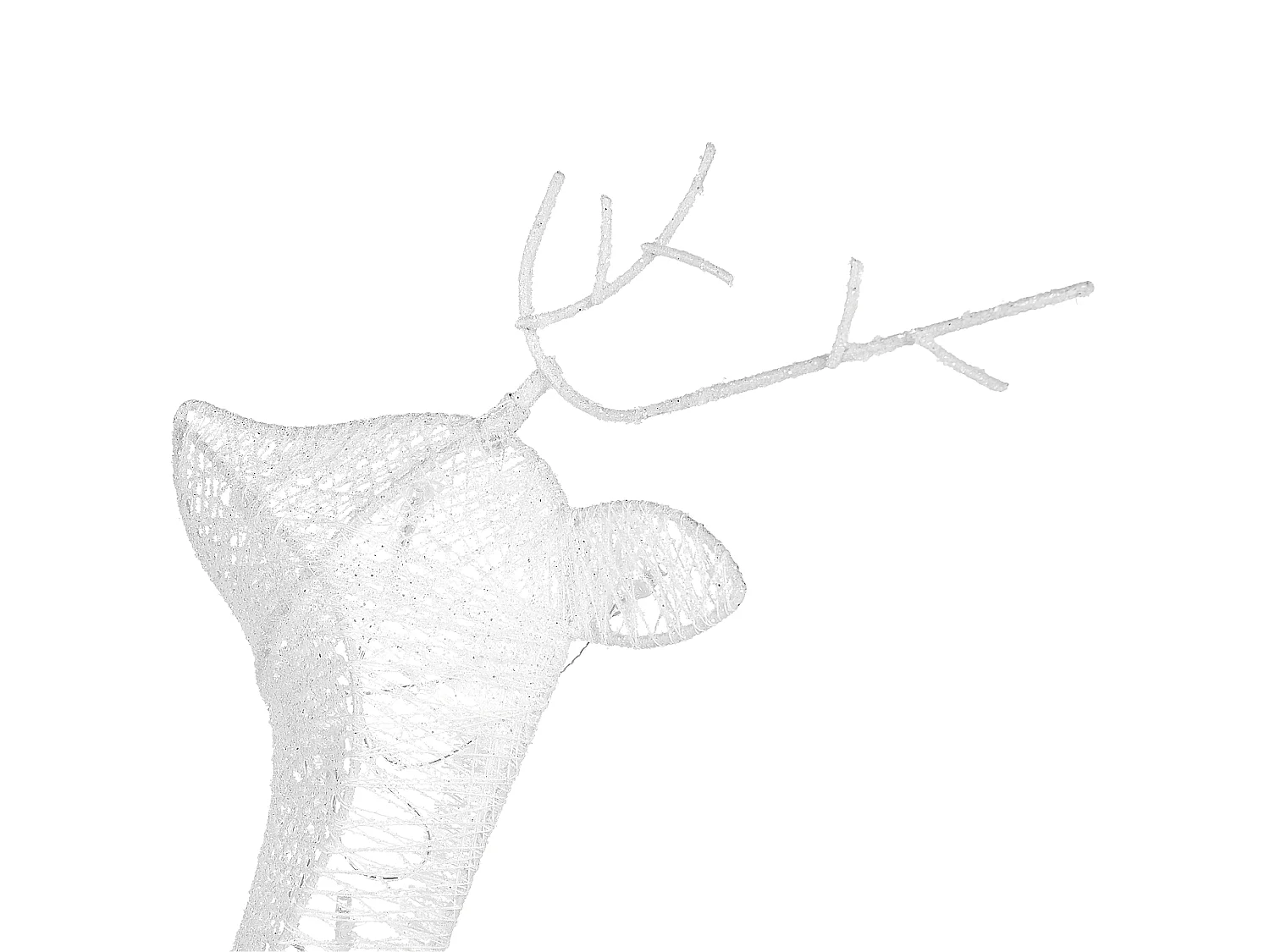 Décoration extérieure LED ANGELI Renne 92/85/49 cm Blanc