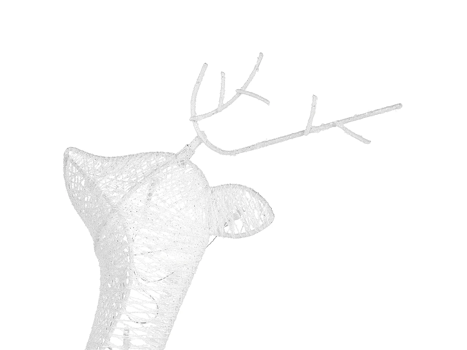 Décoration extérieure LED ANGELI Renne 92/85/49 cm Blanc