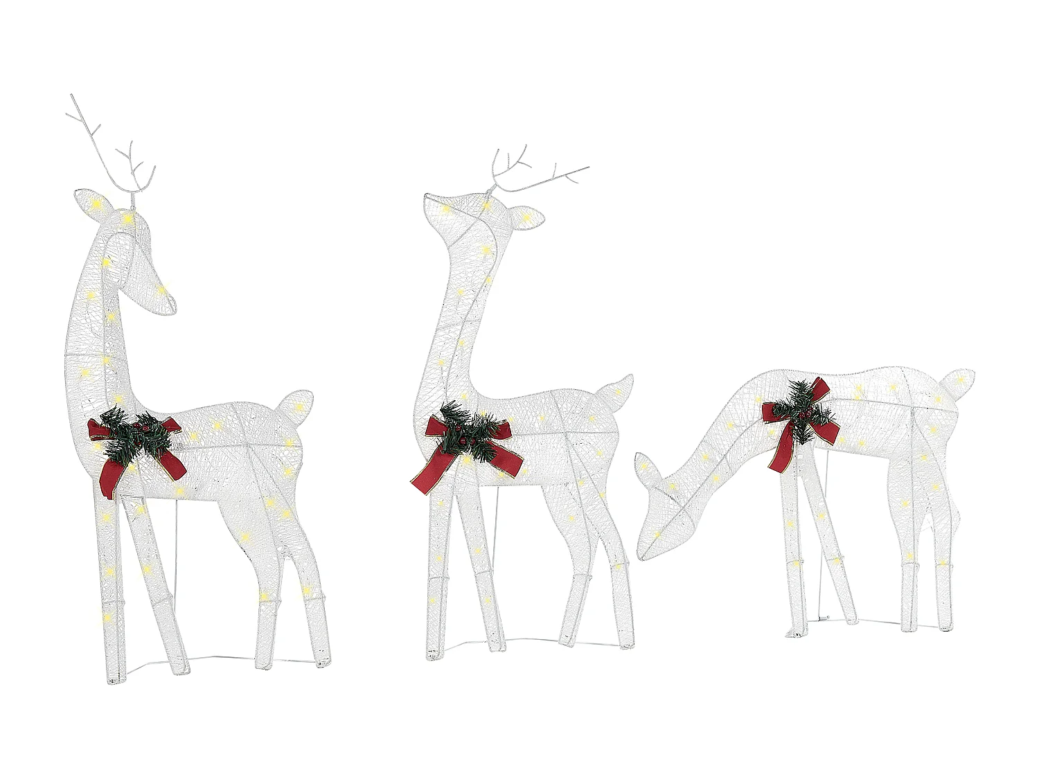 Decoración LED blanco 92 cm ANGELI