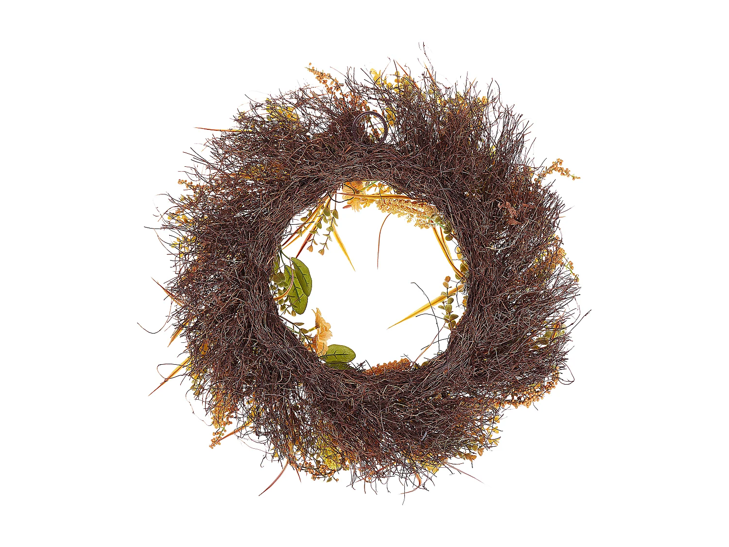 Decoratieve krans oranje/groen ø 50 cm ADEJE